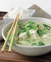 Ling in Thai Green Curry